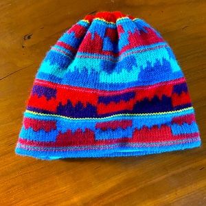 Patagonia multi-colored beanie